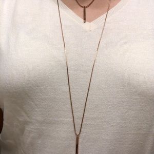 NWOT Express Rose Gold tone necklace